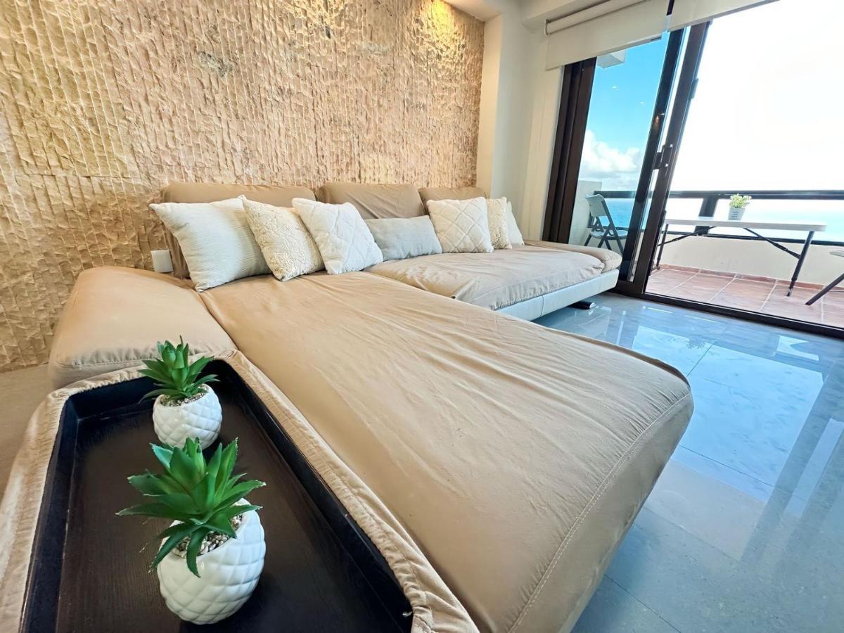 קנקון Amazing Beachfront Apartment מראה חיצוני תמונה